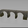 Stone Bridge Architecture With Arched Design Multiple Piers And Solid Stone Structure