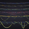 Industrial Wire and Cable Combination Industrial Electricity Clutter Wire and Cable Computer Electrical Cable Wire Combination Clutter Office Wire and Cable 3d model