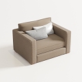 Modern minimalist living room sofa 3d model