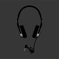 High Quality Wired Headphones With Comfortable Ear Cups And Durable Cable