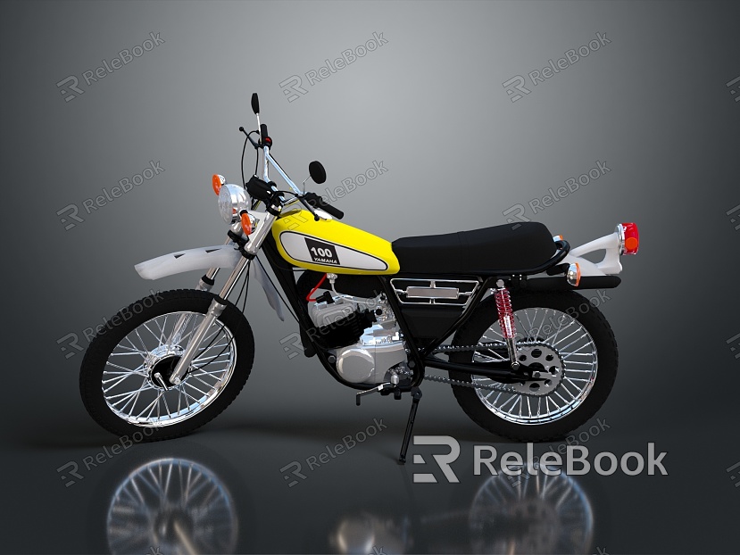 Motorcycle Two-wheeled Motorcycle Cross-country Motorcycle Road Race Motorcycle Motor Vehicle Transport model