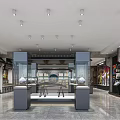 Traditional Cultural Center Interior With Glass Display Cases Modern Lighting And Exhibits