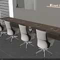 Modern Office Desk And Chair Set With Wooden Top White Rolling Chairs