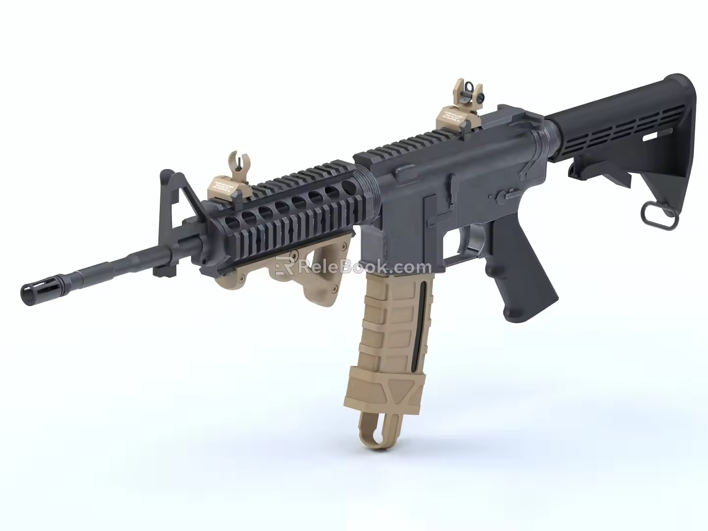 Rifle Firearms Automatic Rifle M4A1 3d model