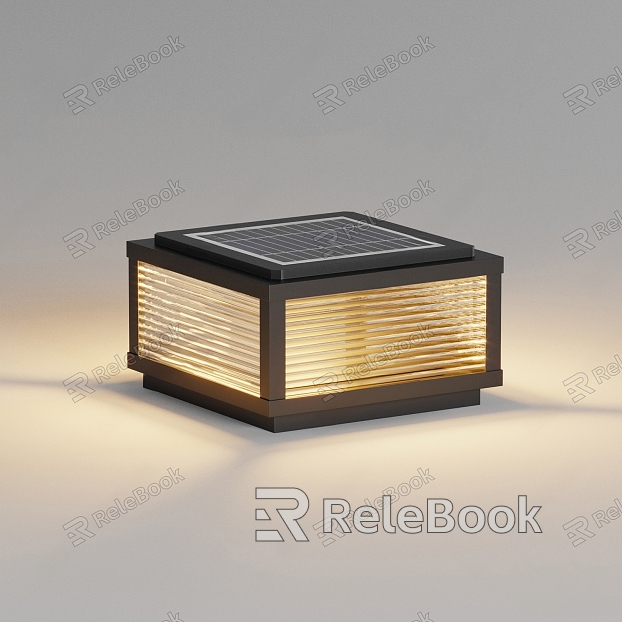 Solar outdoor lamp model