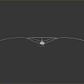 Advanced Solar Powered Unmanned Aerospace Vehicle With Long Wing Design For Space Exploration