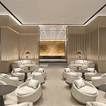 Modern reception area Sales office Reception area 3d model