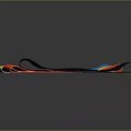 Elastic Multicolored Resistance Bands For Fitness Exercise Training And Workout