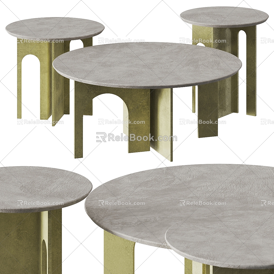 Paolo Castelli Arche Coffee Table & Side Tables model