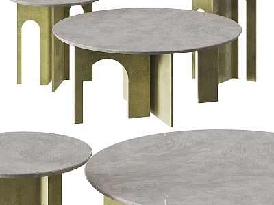 Paolo Castelli Arche Coffee Table & Side Tables model