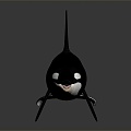 Modern Killer Whale Killer Whale Killer Whale 3d model