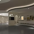 Large Woven Spherical Sculpture in Indoor Space with Stone Walls Wooden Railings and Green Plants