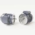 Industrial Motors With Grey Housing And Metal Components For Industrial Machinery