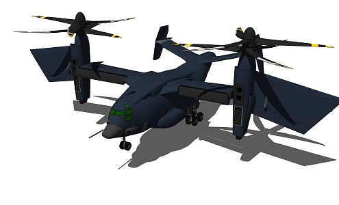 Modern Helicopter Super Helicopter 3d model