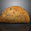 Healthy Whole Grain Seeded Bread Loaf With Sesame Flax And Sunflower Seeds