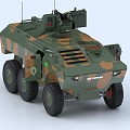 Missile Vehicle Rocket Artillery Tank Armored Vehicle Combat Vehicle Reconnaissance Vehicle Patrol Vehicle 3d model