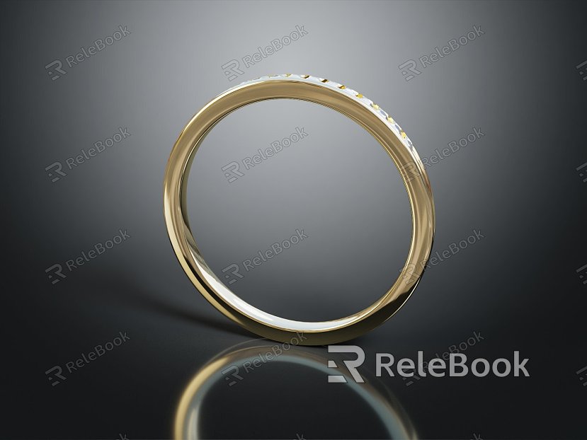 Modern Ring Diamond Ring Gem Ring Women's Ring model