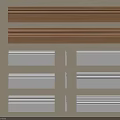 Wooden And White Decorative Molding Lines With Various Styles For Interior Design
