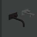 Modern Wall Mounted Faucets In Brass And Chrome Finishes For Bathroom
