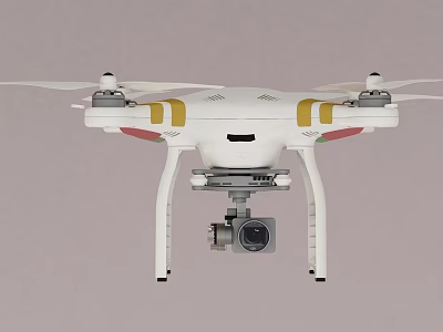 Modern drone aerial photography drone 3d model Modern drone aerial photography drone 3d model