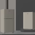 HISENSE Refrigerator Freezer in Gray and Beige for Modern Interior Design