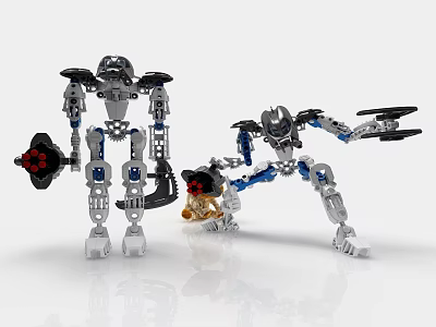 Modern Robot Toys 3d model