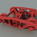 modern bogie 3d model