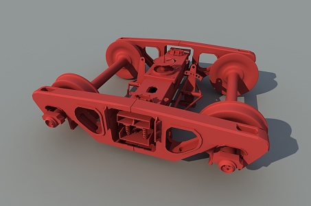 modern bogie 3d model