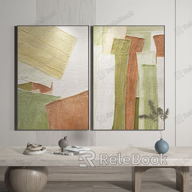 modern abstract painting abstract decorative painting model