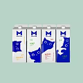 Milk drinks 3d model
