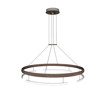 Modern Chandelier Metal Chandelier Living Room Chandelier 3d model