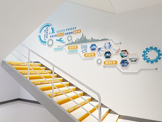 staircase culture campus culture enterprise culture 3d model