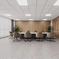 Modern Control Room Interior With Large Monitor Screen Control Desk And Ergonomic Chairs