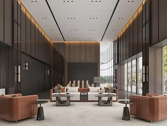 Modern Sales Office Sales Office Negotiation Area 3d model