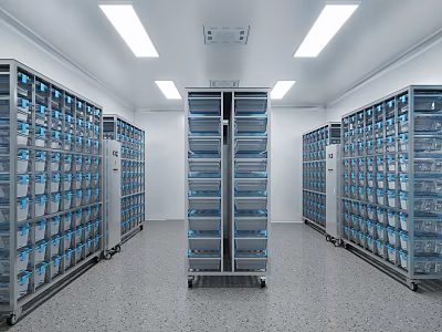 Modern Specialty Store Interior With Bright Lighting And Organized Display Shelves 3d model