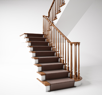 American Stairs 3d model