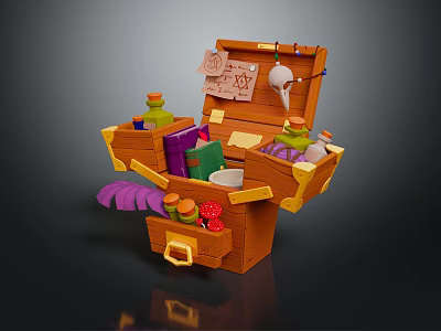 Medical Instruments Kit Containing Essential Surgical Tools And Sterile Supplies 3d model