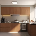 Modern Minimalist Living Dining Room With Sofa Coffee Table TV Large Window And Wooden Floor