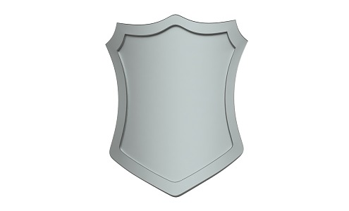 Modern Shield 3d model