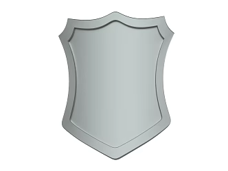 Modern Shield 3d model