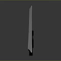 Black Bat Wing Shaped Weapon with Skull Decor and Reflective Metal Blade Design