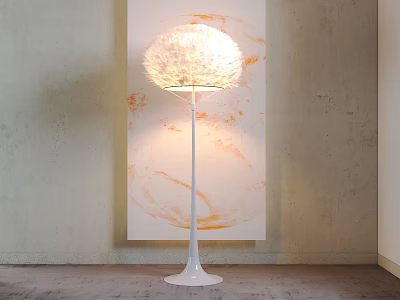 modern floor lamp feather floor lamp 3d model modern floor lamp feather floor lamp 3d model
