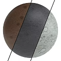 Wooden Components with Dark Brown Dark Gray Light Gray Wood Grain Texture and Circular Knots