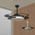 Modern Fan Light Invisible Fan Light Ceiling Fan Light Simple Fan Light Electric Fan Light 3d model