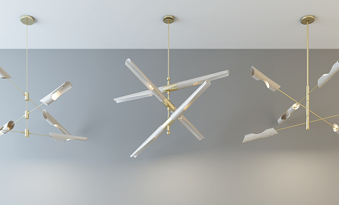 Modern Chandelier Iron Chandelier 3d model