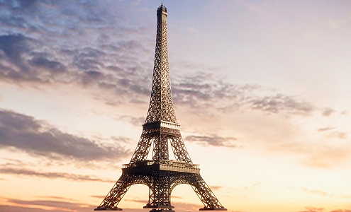 Eiffel Tower Modern Tower 3d model