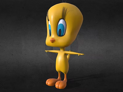 Yellow Cartoon Themed Sports Equipment For Kids Fun Play Activities 3d model