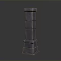Columns Stone Columns Stone Columns Old Columns Roman Columns Roman Columns Classical Columns Greek Columns 3d model