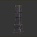 Columns Stone Columns Stone Columns Old Columns Roman Columns Roman Columns Classical Columns Greek Columns 3d model