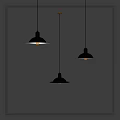 medieval vintage simple chandelier 3d model